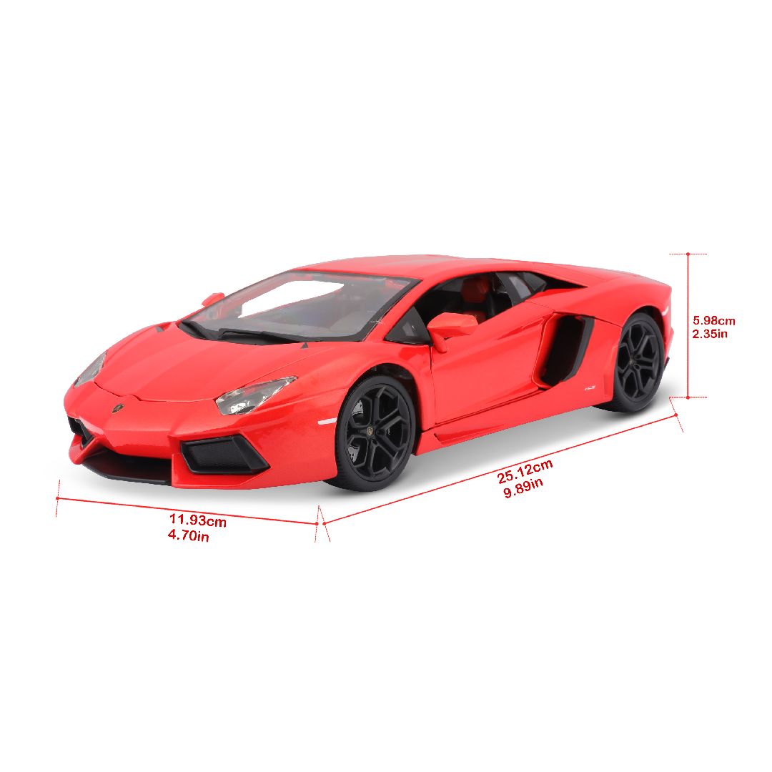 Damaged Box - Bburago 1/18 Aventador LP 700-4 (Metallic Orange)