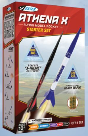 Damaged Box - Estes Rockets Athena X Starter Set (1 Sets) - Click Image to Close