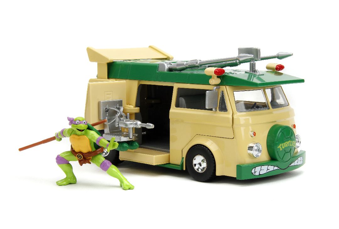 Damaged Box - Jada 1/24 "Hollywood Rides" TMNT Wagon w/Donatello