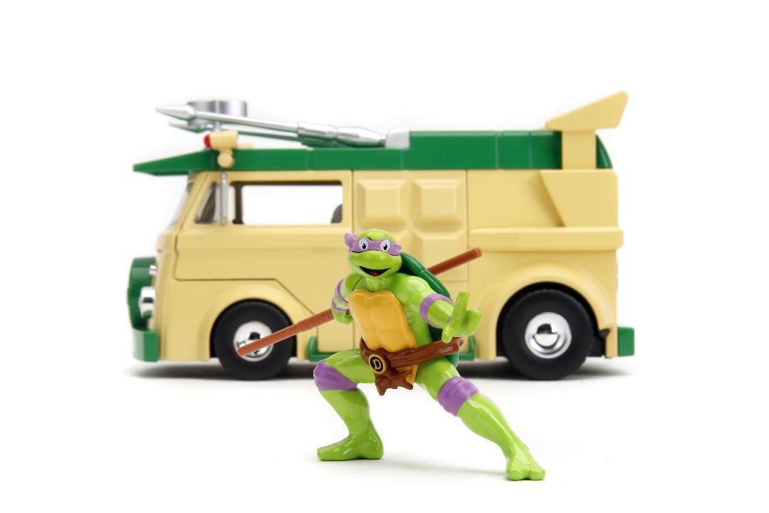 Damaged Box - Jada 1/24 "Hollywood Rides" TMNT Wagon w/Donatello