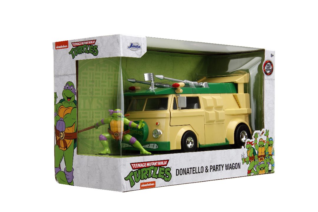 Damaged Box - Jada 1/24 "Hollywood Rides" TMNT Wagon w/Donatello