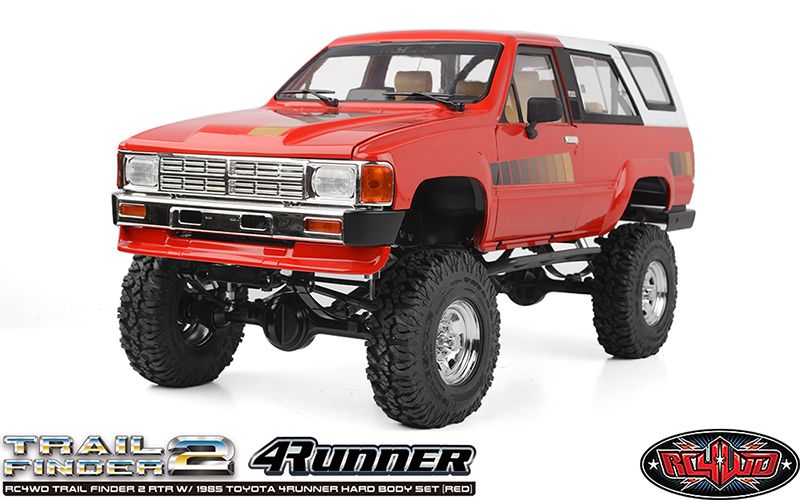 RC4WD Trail Finder 2 RTR w/1985 Toyota 4Runner Hard Body - Red