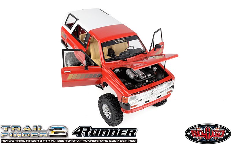 RC4WD Trail Finder 2 RTR w/1985 Toyota 4Runner Hard Body - Red