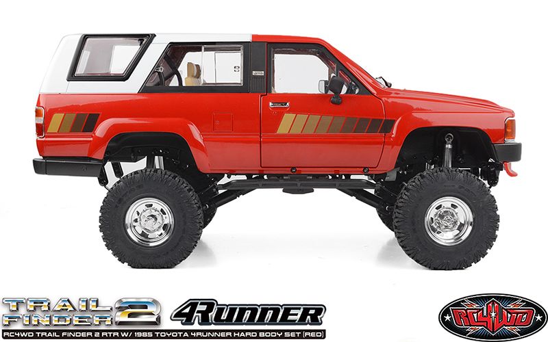 RC4WD Trail Finder 2 RTR w/1985 Toyota 4Runner Hard Body - Red