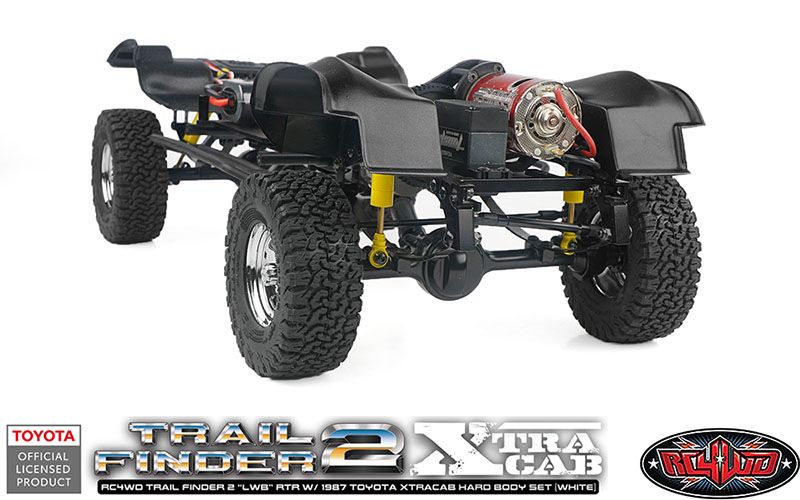 RC4WD Trail Finder 2 RTR LWB w/1987 Toyota Xtracab (White)