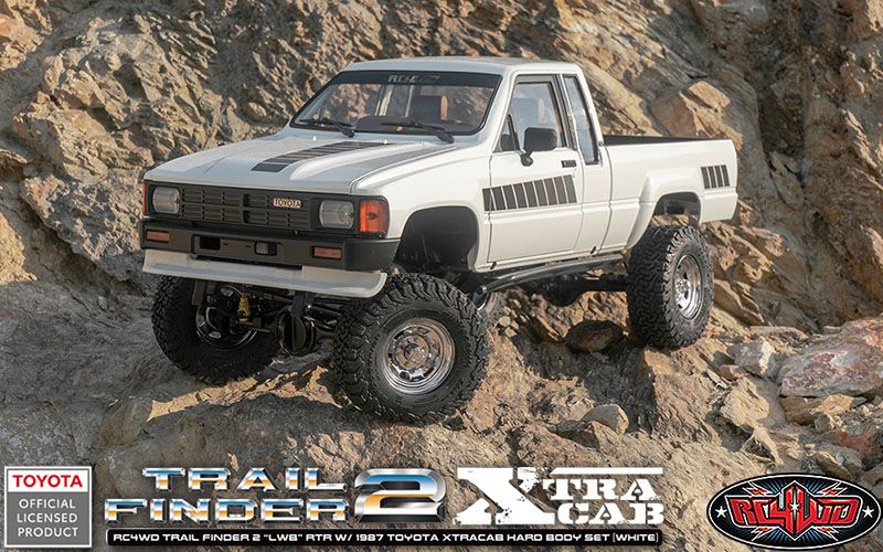 RC4WD Trail Finder 2 RTR LWB w/1987 Toyota Xtracab (White)