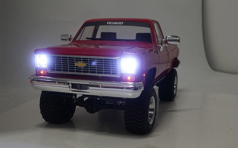 DBOX- RC4WD Trail Finder 2 "LWB" RTR w/Chevry K10 Body (Red)