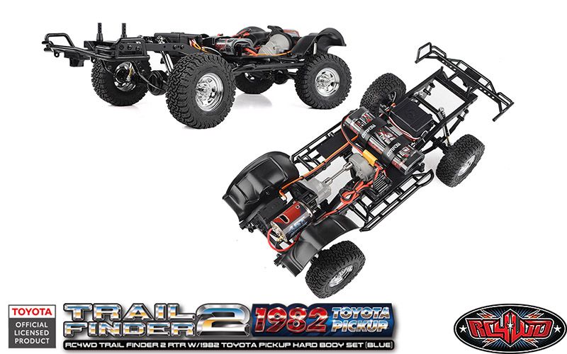 RC4WD Trail Finder 2 RTR w/1982 Toyota Hard Body Set (Blue)