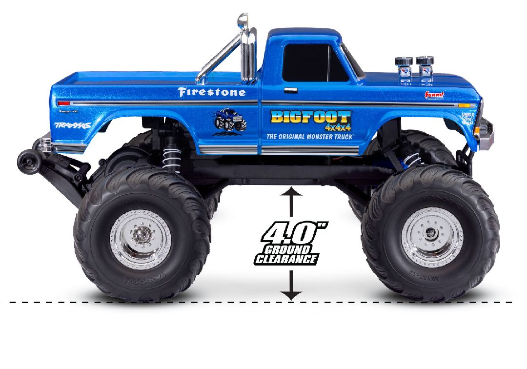 Traxxas 1/10 BIGFOOT No. 1 BL-2S HD Clipless - Blue