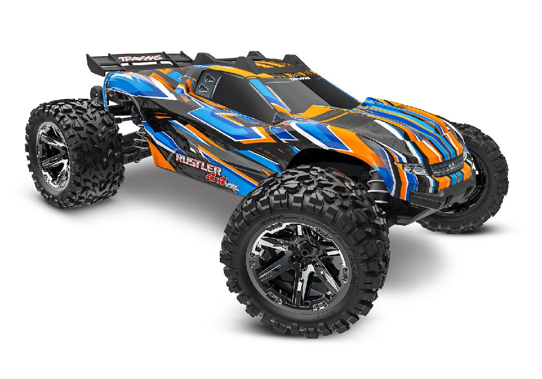 Damaged Box - Traxxas Rustler VXL Brushless 4X4 1/10 - Orange