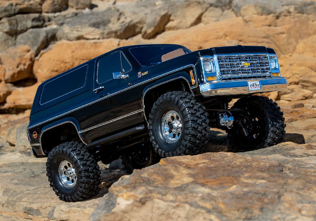 DBOX - Traxxas TRX-4 1979 Chevrolet Blazer Clipless Body - Black