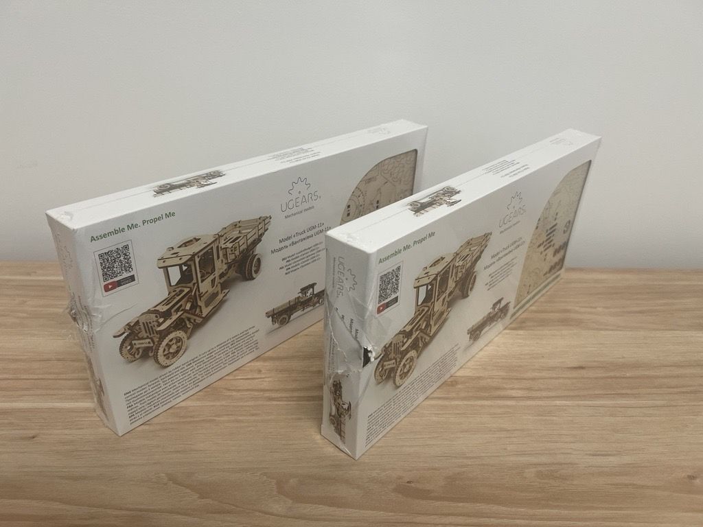 Damaged Box - UGears UGM 11 Truck - 420 pieces (Advanced)