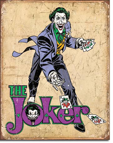 The Joker - Rectangular Tin Sign