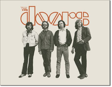 The Doors - The Band - Rectangular Tin Sign