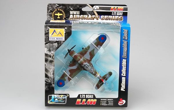 Easy Model 1/72 MS.406-No.2 French Flight Haiffa, Sep. 1940