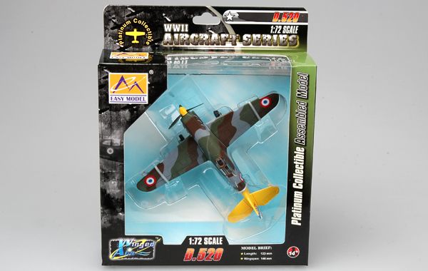 Easy Model 1/72 D.520, No.343 captain of GC II/3.June 1941