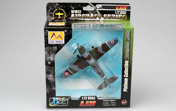 Easy Model 1/72 Pilot of Madon's D.520 No. 90 of GCl/3 in 1940