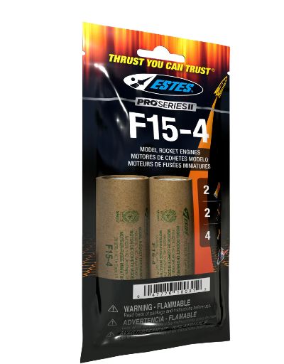 Estes Rockets F15-4 29 mm (2 ea) - Bagged