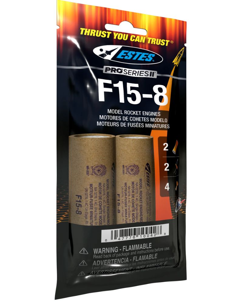 Estes Rockets F15-8 29 mm (2 ea) - Bagged