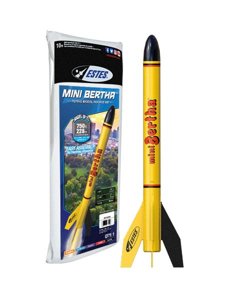 Estes Rockets Min Bertha - Beginner - Click Image to Close