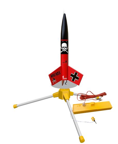 Estes Rockets Mini Der Red Max Launch Set - Intermediate