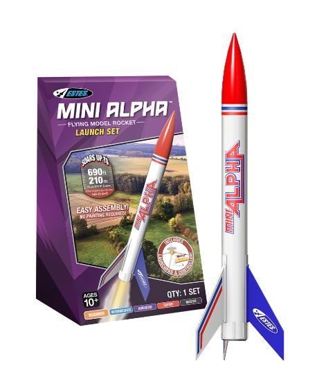 Estes Rockets Mini Alpha Launch Set - Beginner - Click Image to Close