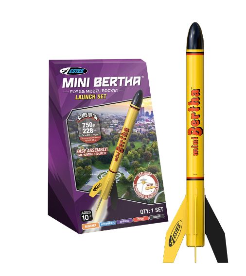 Estes Rockets Mini Bertha Launch Set - Beginner - Click Image to Close