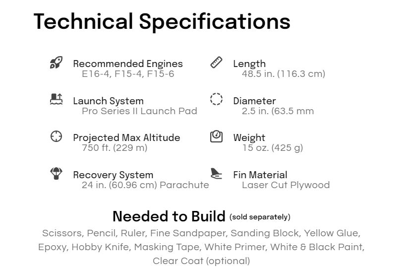 Estes Rockets Optima Pro (29mm) - Intermediate