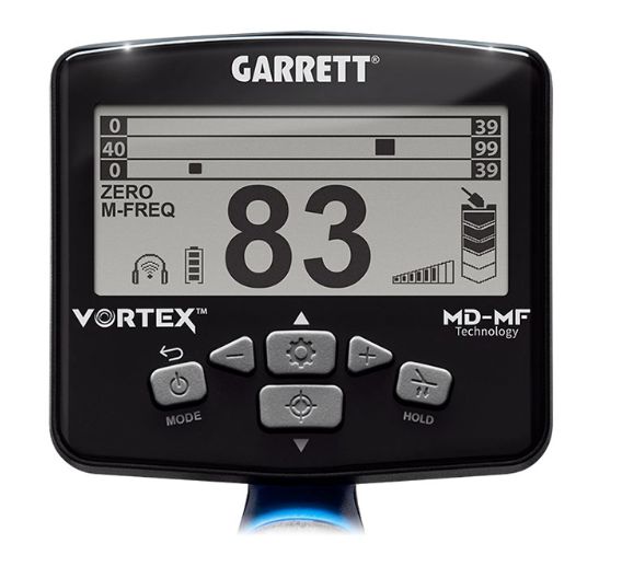 Garrett Vortex VX9 Metal Detector (MD-MF). Waterproof to 16'