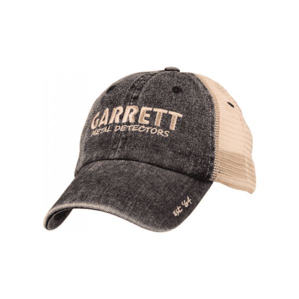 Garrett "EST '64" Cap, Distressed Mesh Trucker Cap