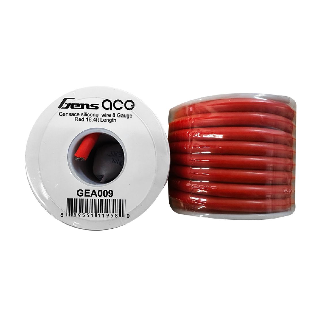 Gens Ace Silicone Wire 8 Gauge Red 16.4ft (5m) Length