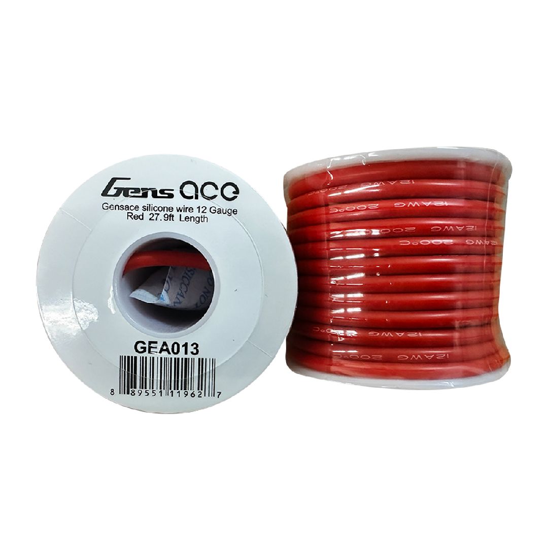 Gens Ace Silicone Wire 12 Gauge Red 36.09ft (11m) Length