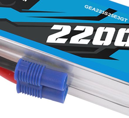 Gens Ace G-Tech 2200mAh 3S 11.1V 25C LiPo EC3 Plug