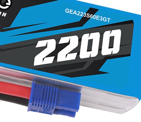 Gens Ace G-Tech 2200mAh 3S 11.1V 60C LiPo EC3 Plug