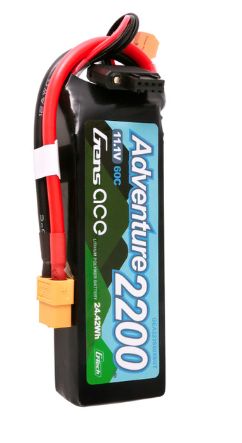 Gens Ace G-Tech 2200mAh 3S 11.1V 60C LiPo XT60 Plug