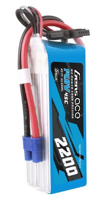 Gens Ace G-Tech 2200mAh 4S 14.8V 45C LiPo EC3 Plug