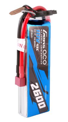 Gens Ace G-Tech 2600mAh 3S 11.1V 45C LiPo Deans Plug