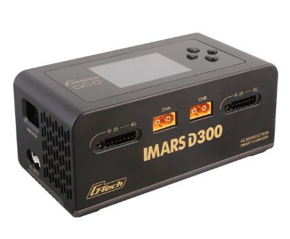 Gens Ace IMARS D300 G-Tech AC/DC 15A x 2 Battery Charger Black