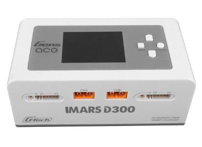 Gens Ace IMARS D300 G-Tech AC/DC 15A x 2 Battery Charger White