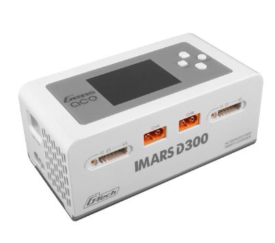 Gens Ace IMARS D300 G-Tech AC/DC 15A x 2 Battery Charger White