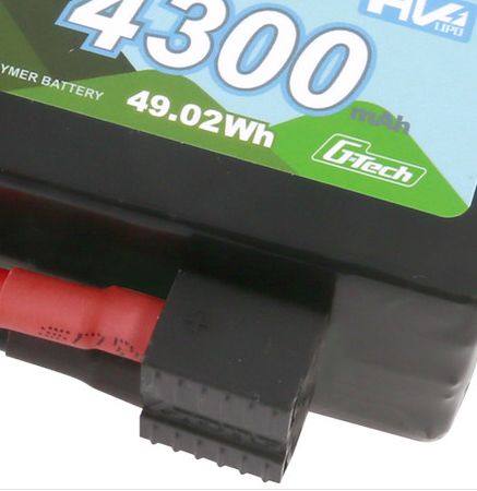 Gens Ace G-Tech 4300mAh 3S 11.4V 60C LiPo Deans & XT60 Adapter