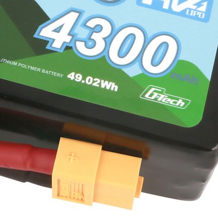 Gens Ace G-Tech 4300mAh 3S 11.4V 60C LiPo XT60 Plug