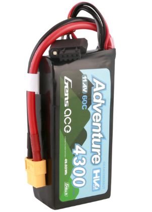 Gens Ace G-Tech 4300mAh 3S 11.4V 60C LiPo XT60 Plug