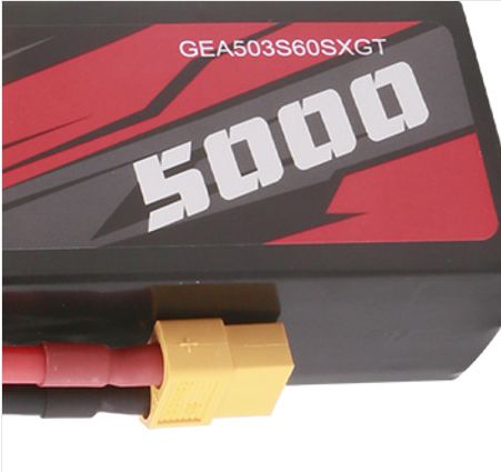 Gens Ace G-Tech 5000mAh 3S 11.1V 60C Long LiPo XT60 Plug