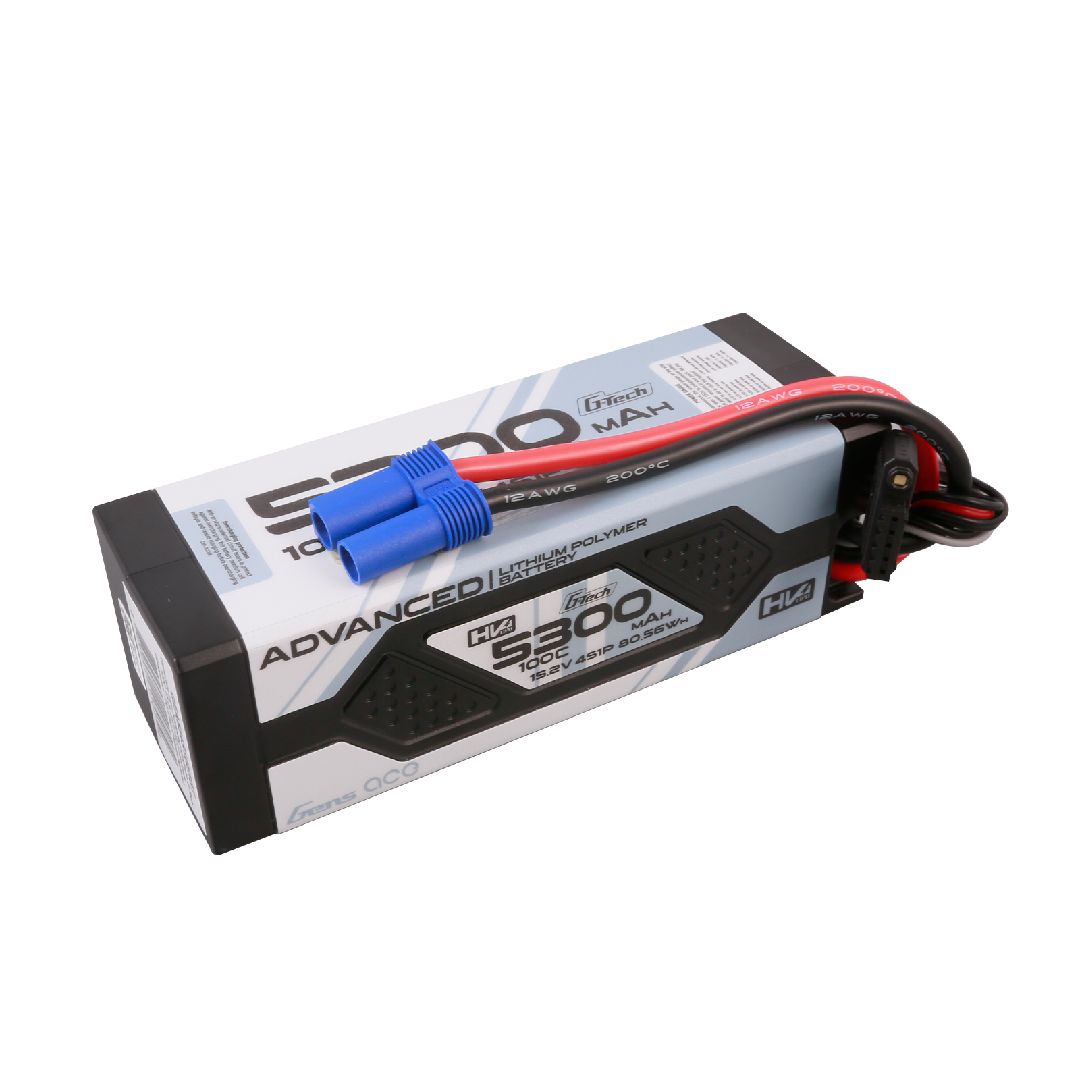 Gens Ace G-Tech 5300mAh 4S1P 15.2V 100C HV Lipo w/EC5 Plug