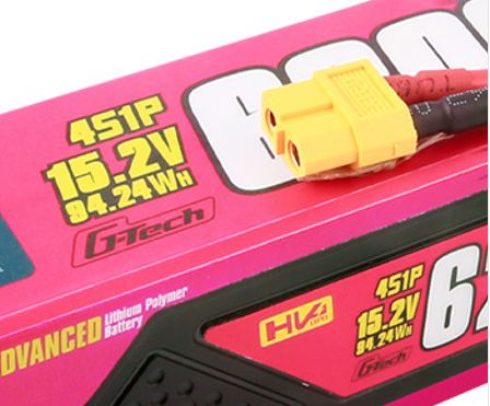 Gens Ace G-Tech 6200mAh 4S 15.2V 100C LiPo XT60 Plug