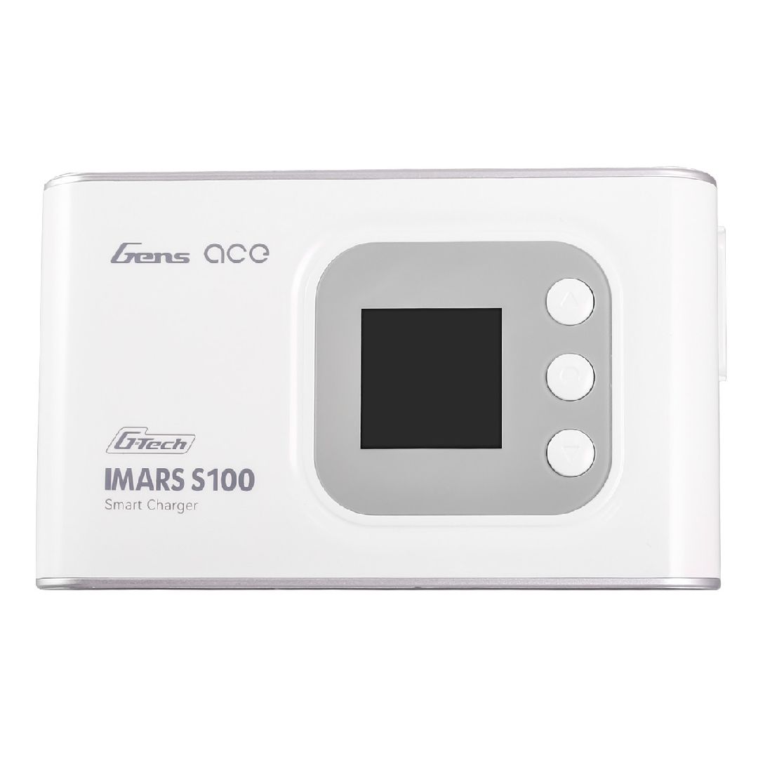Gens Ace IMARS S100 G-Tech AC/DC 10A x 1 Battery Charger- White - Click Image to Close