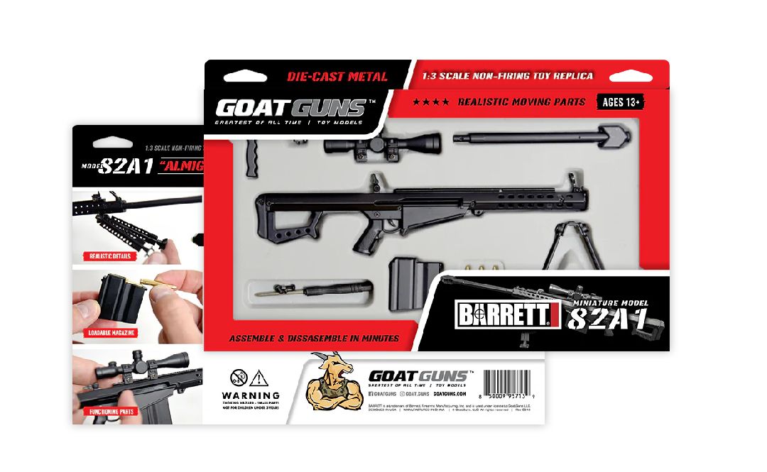 GoatGuns BARRETT 82A1 .50 cal Metal Diecast Kit - Black