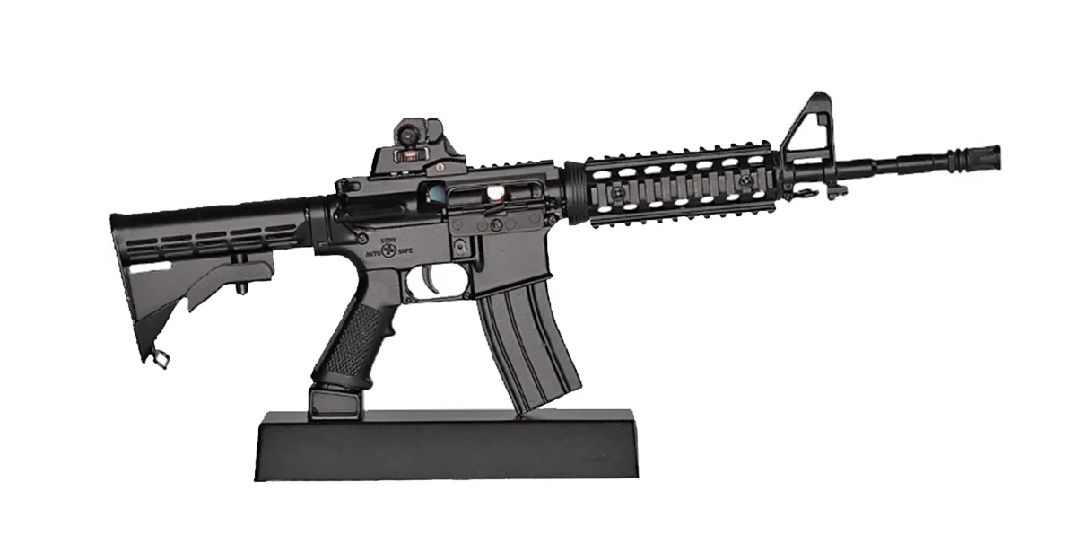 GoatGuns AR15 Metal Diecast Model Assembly Kit - Black