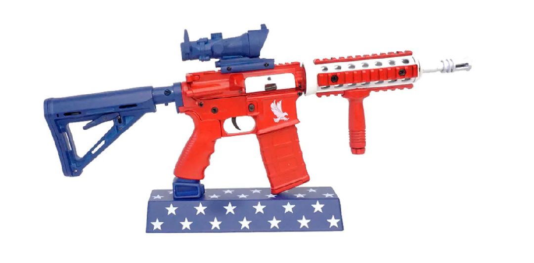 GoatGuns AR15 Metal Diecast Model Assembly Kit - USA Flag